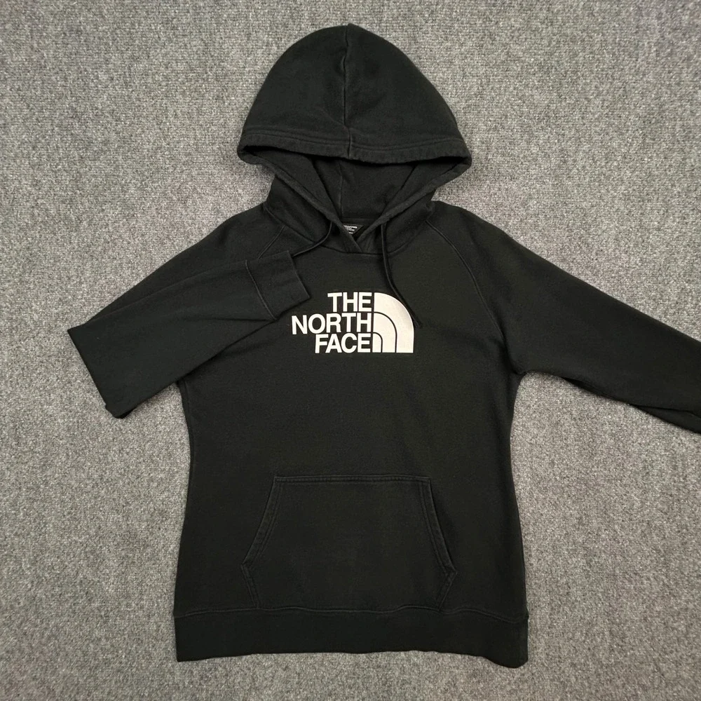 The North Face Hoodie Womens Large Black Logo Pullover NF0A3VHZ Gorpcore Active
